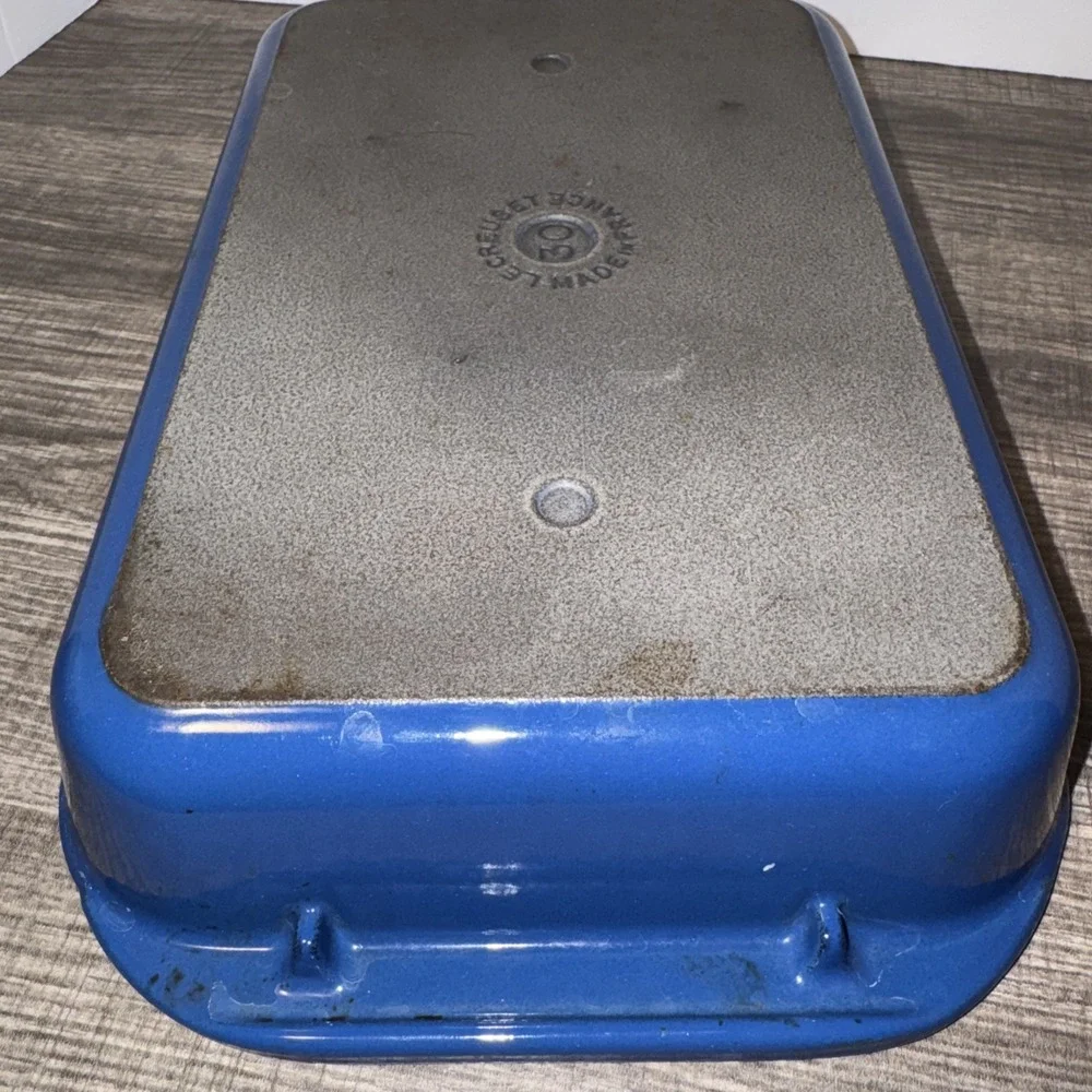 Le Creuset Enameled Cast-Iron Rectangular Baking Dish Cobalt Blue 13.25